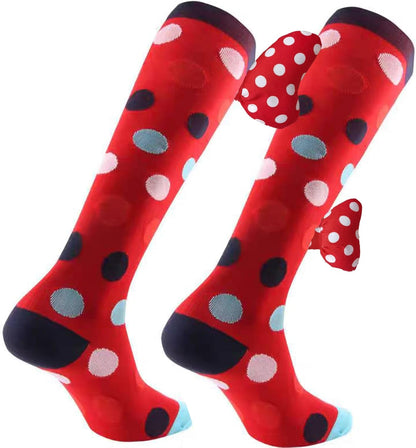 Crazy Socks for Kids Girls 3D Silly Wacky Fun Socks Knee High | Girls Socks 5-16 Years Stretch Long Socks, Crazy Sock Day Halloween Christmas Birthday Easter Party Gift School Wear