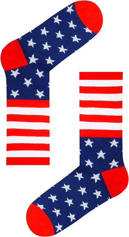 American Flag Socks Women Patriots Socks 4Th of July Socks USA Socks, 4Th of July Gifts American Flag Gifts Citizenship Gifts
