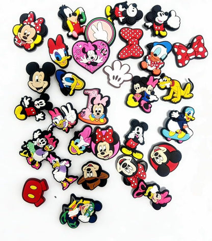 30Pcs Mouse Shoe Decoration Charms for Croc Clog Sandals, Shoe Accessories Charms for Adults