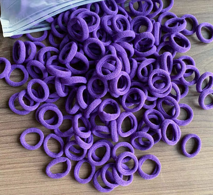 50/100Pcs Colorful Nylon Hair Bands for Children Scrunchie Hair Ties Rubber Band Kids Elastic Hair Leagues Girl Hair Accessories