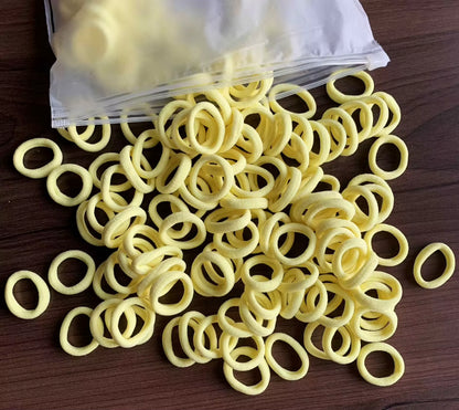 50/100Pcs Colorful Nylon Hair Bands for Children Scrunchie Hair Ties Rubber Band Kids Elastic Hair Leagues Girl Hair Accessories