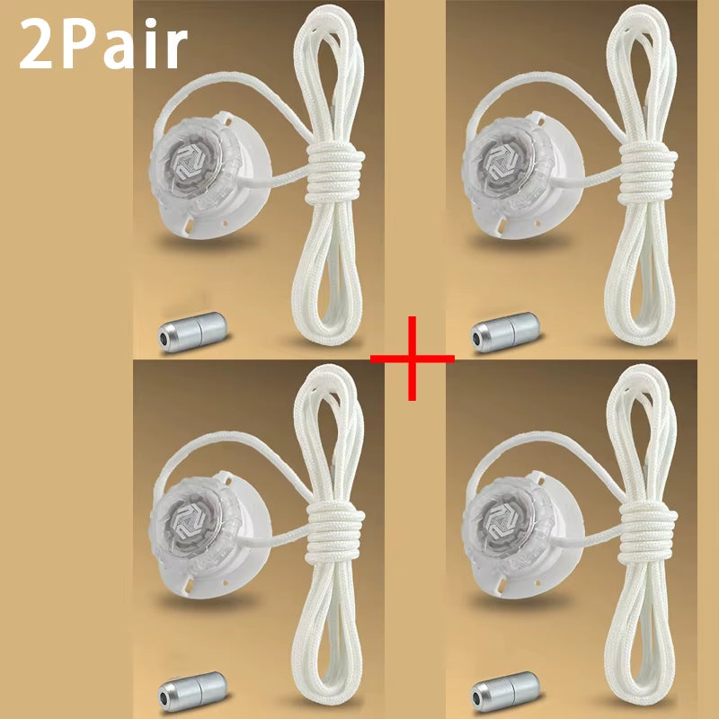 Fashion Swivel Buckle Laces Automatic Shoelace without Ties Kids Adult Sneakers No Tie Shoe Laces Shoe Accessories 1Pair/2Pair