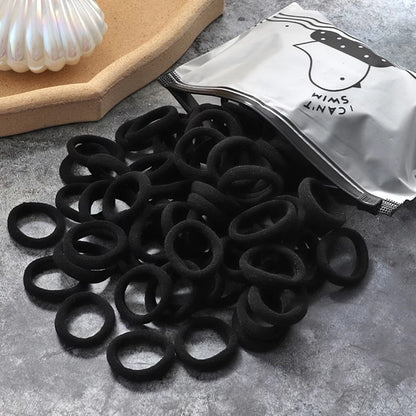 50/100Pcs Colorful Nylon Hair Bands for Children Scrunchie Hair Ties Rubber Band Kids Elastic Hair Leagues Girl Hair Accessories