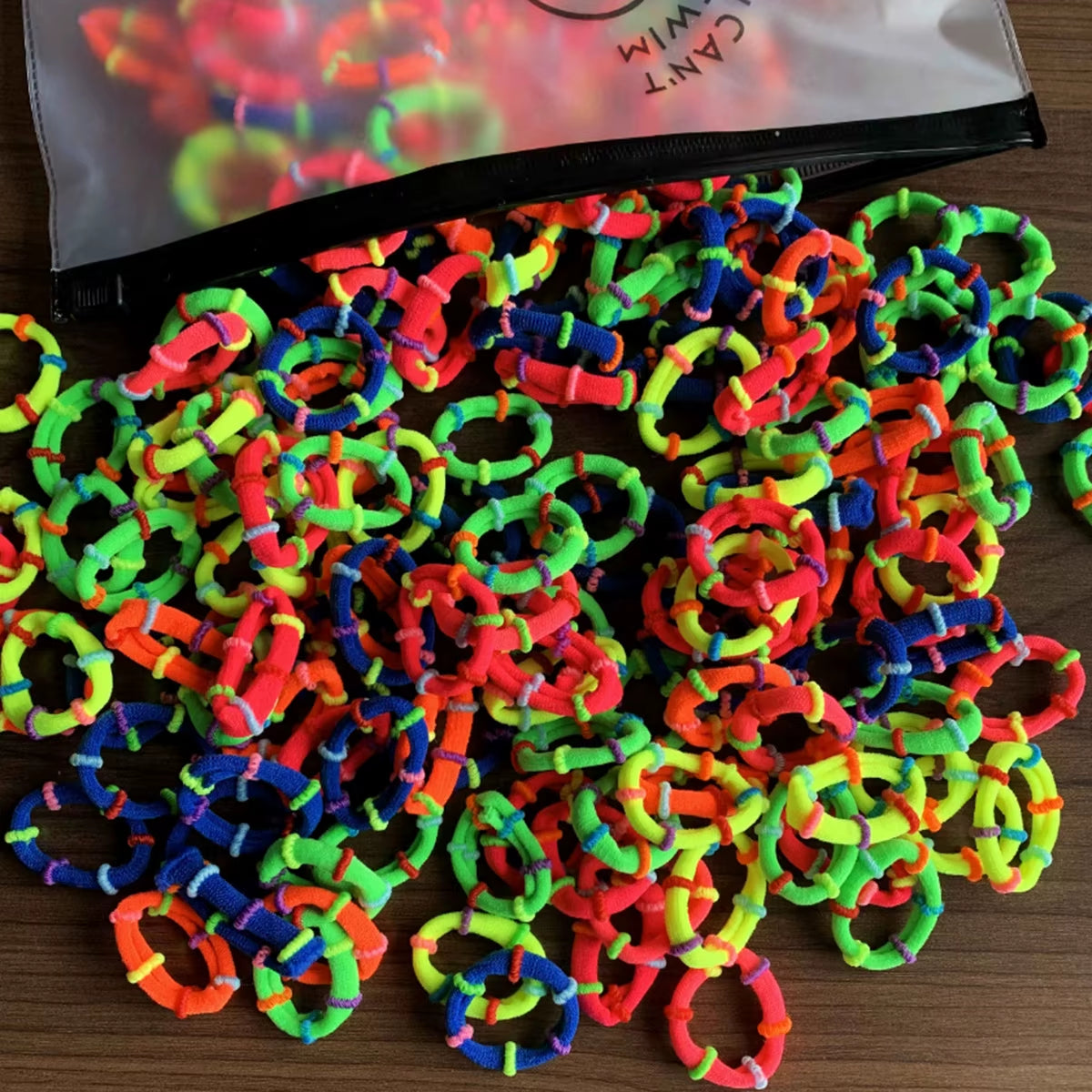 50/100Pcs Colorful Nylon Hair Bands for Children Scrunchie Hair Ties Rubber Band Kids Elastic Hair Leagues Girl Hair Accessories