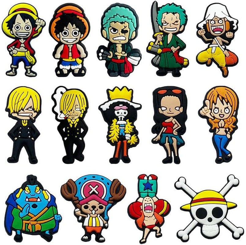 14Pcs One Piece Shoe Decoration Charms for Croc Clog Sandals, Shoe Accessories Charms for Adults