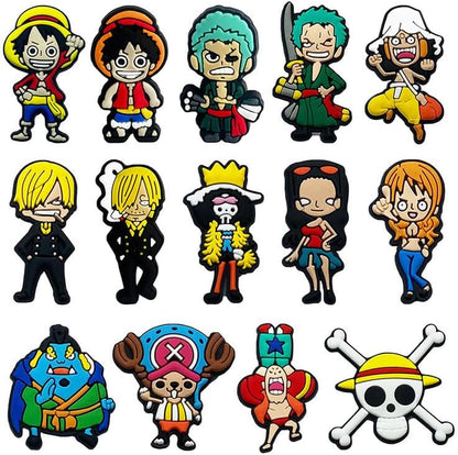 14Pcs One Piece Shoe Decoration Charms for Croc Clog Sandals, Shoe Accessories Charms for Adults