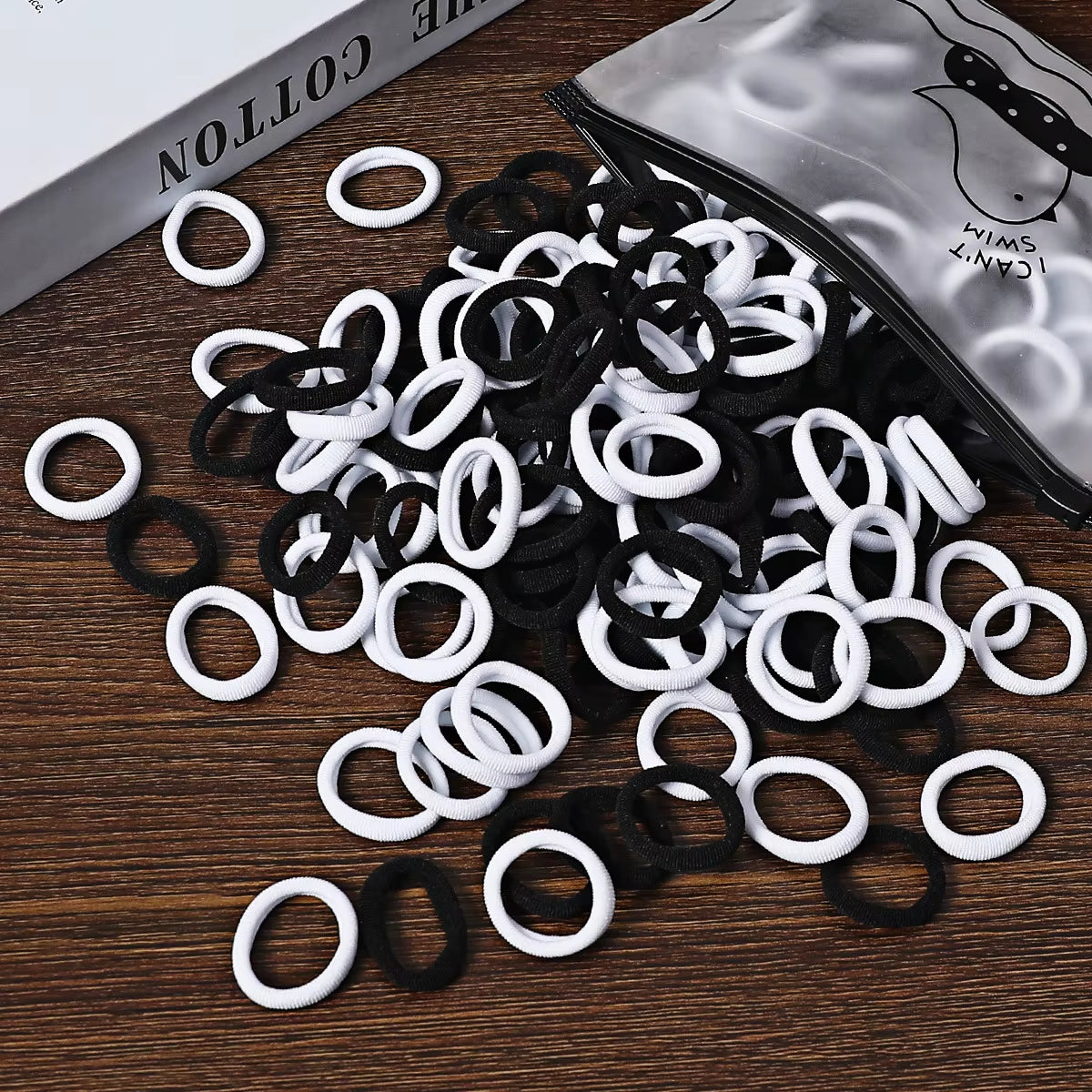 50/100Pcs Colorful Nylon Hair Bands for Children Scrunchie Hair Ties Rubber Band Kids Elastic Hair Leagues Girl Hair Accessories