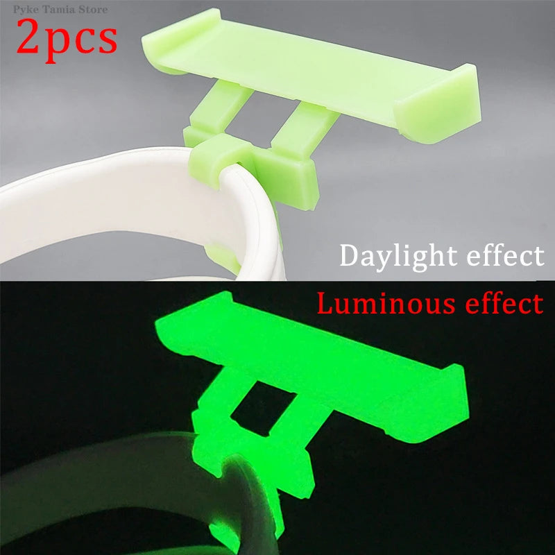 2Pcs Shoe Accessories Shoes Spoiler Wing Car Wing Charm Slipper Tail Decoration Shoe Decoration Clips Shoe Pendant Accessories