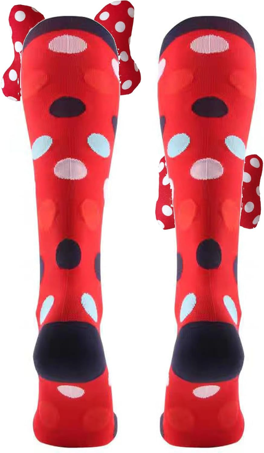 Crazy Socks for Kids Girls 3D Silly Wacky Fun Socks Knee High | Girls Socks 5-16 Years Stretch Long Socks, Crazy Sock Day Halloween Christmas Birthday Easter Party Gift School Wear