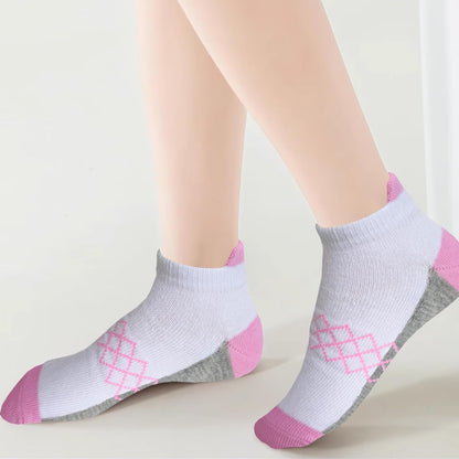 Girl Socks - 12 Pairs Girls Ankle Athletic Running Low Cut Socks