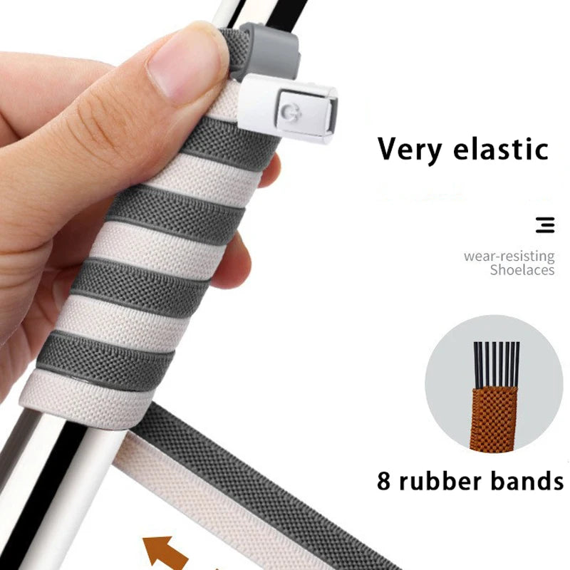 Elastic Laces Sneakers Tennis No Tie Shoe Laces Lock Shoelaces without Ties Kids Adult Shoelace Shoes Accessories 1Pair/2Pair